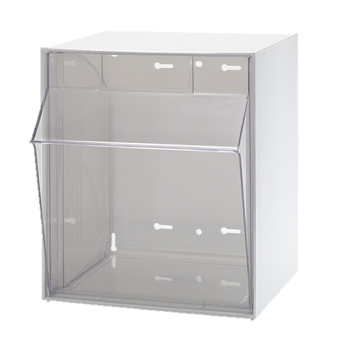 Quantum FoodService Organizer Bin Rack One Compartment White