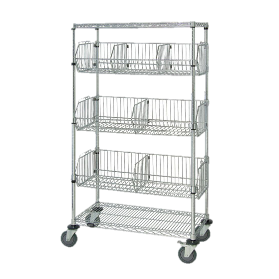 Quantum FoodService Shelving Basket Unit 69" x 36" x 24"