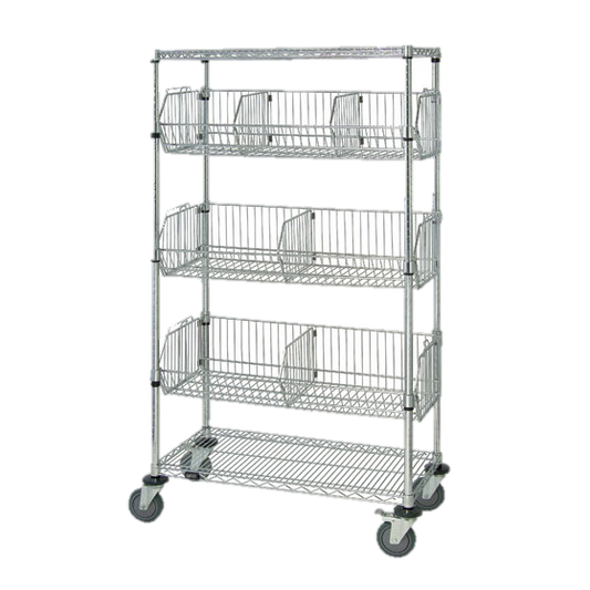 Quantum FoodService Shelving Basket Unit 69" x 48" x 24"