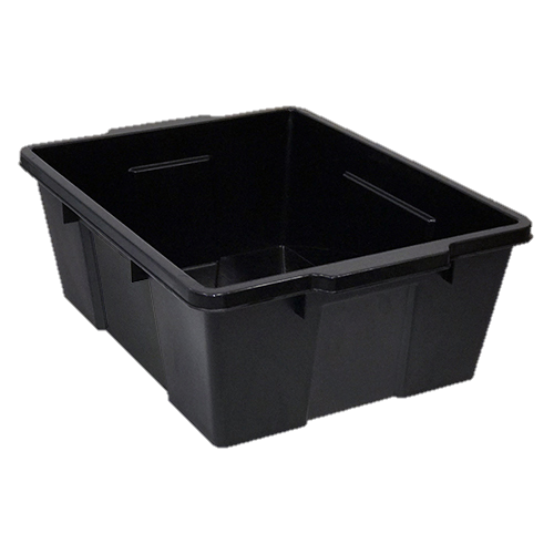 Quantum FoodService Tote Box 50 lbs. Capacity Black