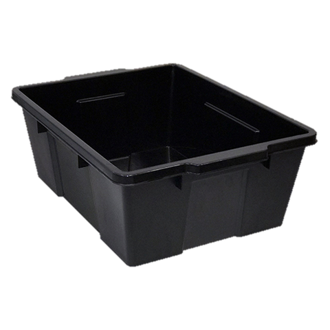 Quantum FoodService Tote Box 50 lbs. Capacity Black