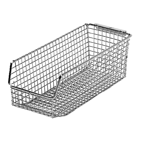 Quantum FoodService Wire Basket 11"W x 4-3/4"D Chrome Finish