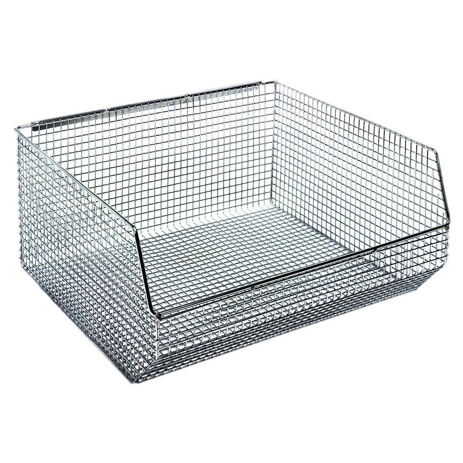 Quantum FoodService Wire Basket 14.5"W x 16.25"D Chrome Finish