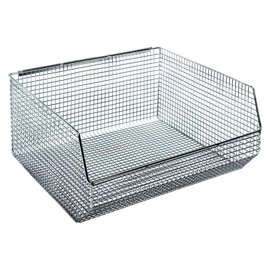 Quantum FoodService Wire Basket 14.5"W x 16.25"D Chrome Finish