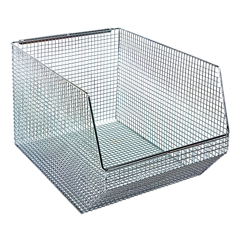 Quantum FoodService Wire Basket 18.5"W x 11"D Chrome Finish