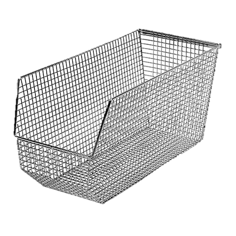 Quantum FoodService Wire Basket 17.75"W x 8.13"D Chrome Finish