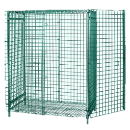 Quantum FoodService Security Unit 48"W x 24"D Green Epoxy Finish