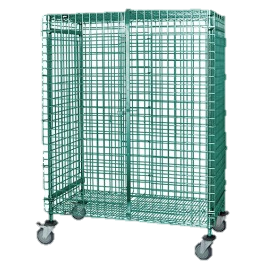 Quantum FoodService Security Unit 60"W x 24"D Green Epoxy Finish