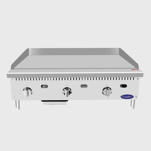 Atosa Stainless Three Burner Gas Heavy Duty Thermo-Griddle 36"W