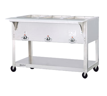 Duke Aerohot Portable Steamtable Unit 44.38"W x 22.44"D x 34"H Stainless Steel With Carving Board