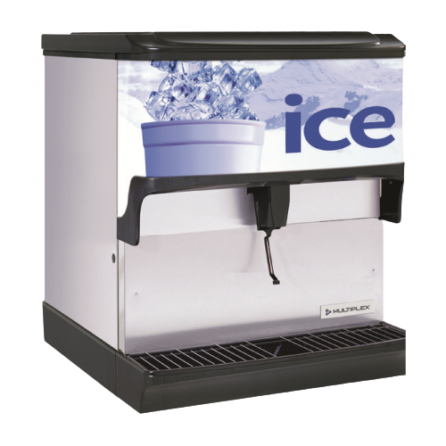 Manitowoc Ice Dispenser with Water Valve Countertop 23"W x 34-7/8"H 150 lb. Capacity Stainless Steel