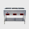 Atosa Stainless Steam Table With Three Open Pan Wells 44
