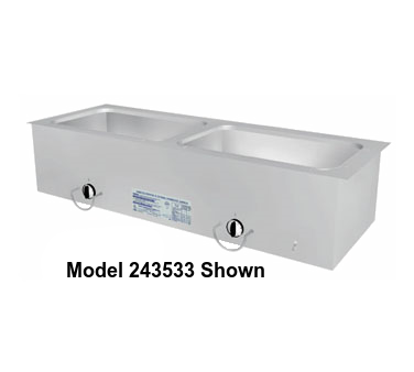 Duke Slimline Food Well 24-1/4"W x 16.38"D x 12.75"H Stainless Steel Top Steel Exterior With Operator's Rail