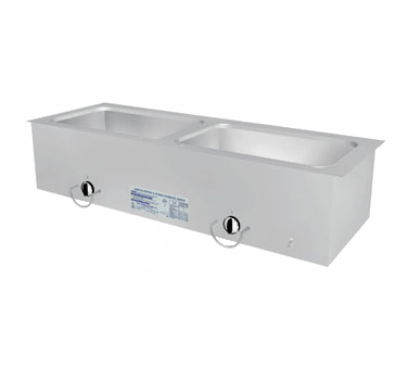 Duke Slimline Food Well 46-1/4"W x 16.38"D x 12.75"H Stainless Steel Top Steel Exterior With Operator's Rail