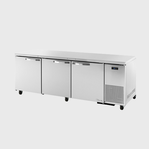 Spec Series Deep Undercounter Refrigerator 93-1/4"Width (3) Solid Hinged Doors with Stainless Steel Exterior