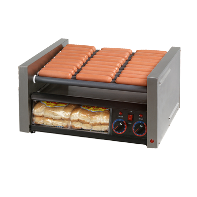 superior-equipment-supply - Star Manufacturimg - Grill-Max® Stainless Steel Hot Dog Grill 30 Hot Dog & 32 Bun Capacity