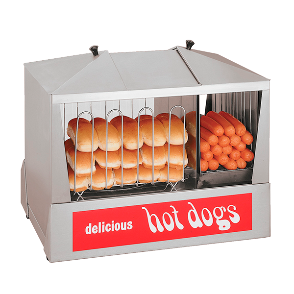 superior-equipment-supply - Star Manufacturimg - Star Hot Dog Steamer with Juice Tray 130 Hot Dog Capacity & 40 Buns 6 Qt. Water Capacity