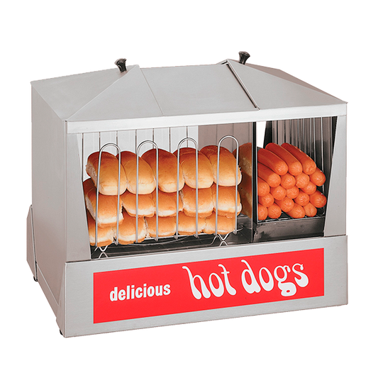 superior-equipment-supply - Star Manufacturimg - Star Hot Dog Steamer with Juice Tray 130 Hot Dog Capacity & 40 Buns 6 Qt. Water Capacity