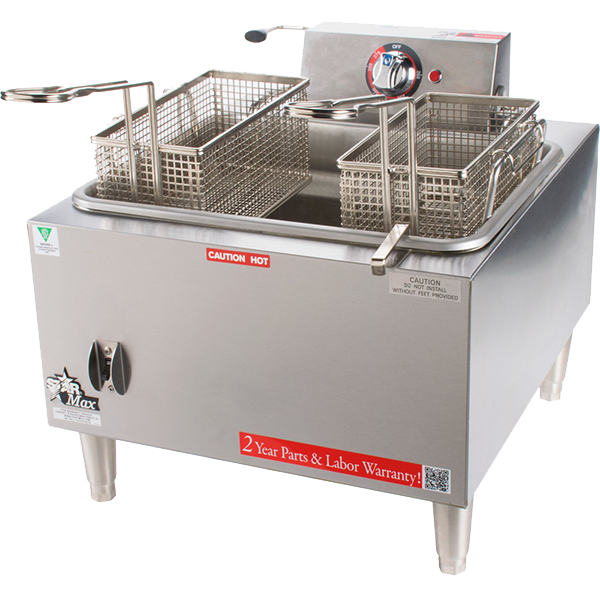 superior-equipment-supply - Star Manufacturimg - Star-Max® Stainless Steel Electric Countertop 15 lb. Capacity Fryer 18" W