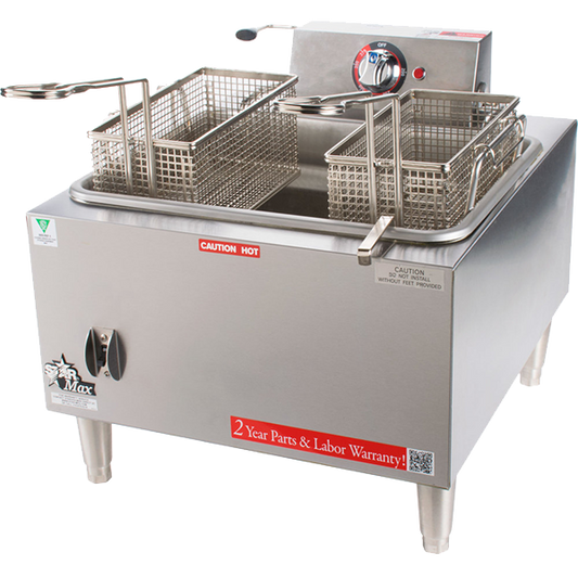 superior-equipment-supply - Star Manufacturimg - Star-Max® Stainless Steel Electric Countertop 15 lb. Capacity Fryer 18" W