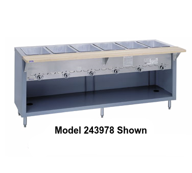 Duke Thurmaduke™ Steamtable Gas Unit 46"W x 36"H x 25.5"D Stainless Steel With Adjusable Feet