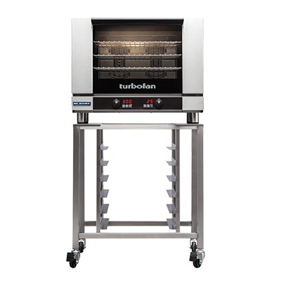 Moffat Electric Stainless Steel Countertop Convection Oven with Digital Display Time and Temperature Controls