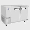 Atosa Stainless Two Door Refrigerated Shallow Depth Back Bar Cooler 59