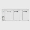 Atosa Stainless Three Solid Door Refrigerated Back Bar Cooler 90
