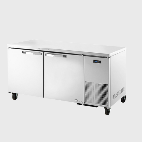 Spec Series Deep Undercounter Refrigerator 67-1/4"Width (2) Solid Hinged Doors with Stainless Steel Exterior