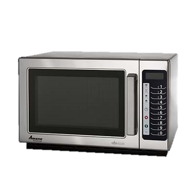 superior-equipment-supply - Amana Commercial Products - Amana Stainless Steel 22" Wide Braille Microwave Oven