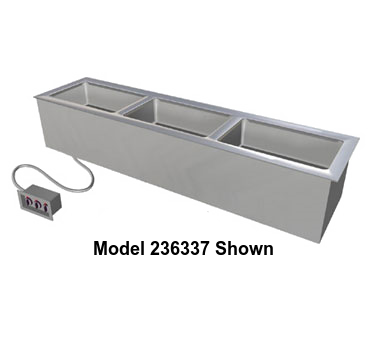 Duke Slimline Food Well 24-1/4"W x 17.25"D x 12.75"H Stainless Steel Top Steel Exterior Housing With Remote Control Panel