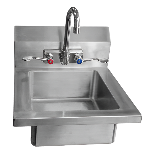 Atosa MixRite Stainless Steel Hand Sink Wall Mount 14" W