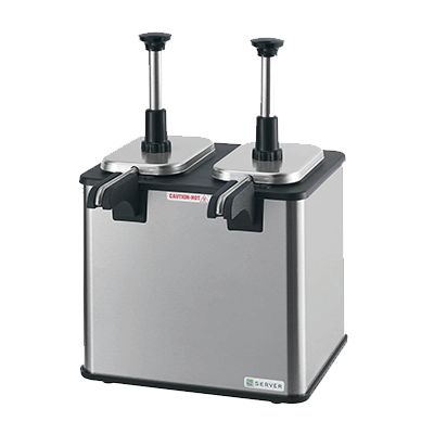 superior-equipment-supply - Server Products - Server Stainless Steel Ez-Topper Tall Double Warmer