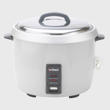 Winco Rice Cooker w/ Cover Electric 30 Cup Capacity