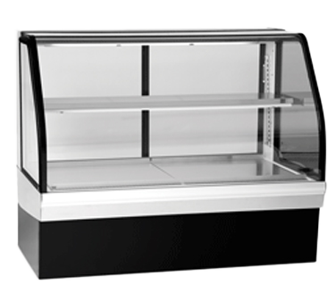 superior-equipment-supply - Federal Industries - Federal Industries Refrigerated Deli Case, 77"W x 35"D x 48”H, Stainless Steel Top & Sides, Black Base
