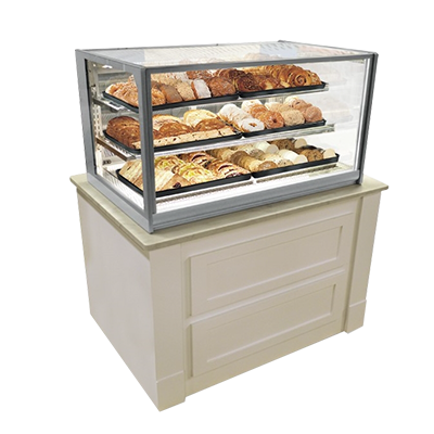 superior-equipment-supply - Federal Industries - Federal Industries Non-Refrigerated Display Case, Counter Display Model, 36" W x 30" D x 26" H, Greg Textured Exterior