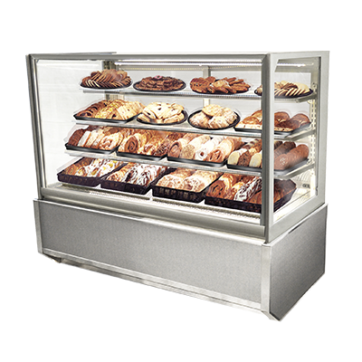 superior-equipment-supply - Federal Industries - Federal Industries Non-Refrigerated Display Case, (Floor Standing Model), 37-1/2" W x 30-3/4" D x 44" H, Choice of Laminate