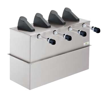 superior-equipment-supply - Server Products - Server Products SE-4DI SERVER EXPRESS™, Quadruple, Condiment Dispenser, Stainless Steel Base