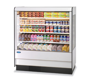 superior-equipment-supply - Federal Industries - Federal Industries Specialty Display High Profile Self-Serve Refrigerated Dairy Merchandiser, 91"W x 34"D x 78”H,