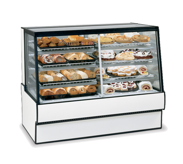 superior-equipment-supply - Federal Industries - Federal Industries High Volume Vertical Dual Zone Bakery Case Refrigerated, 50"W x 35"D x 48”H, Choice Of Laminate With Black Trim