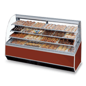 superior-equipment-supply - Federal Industries - Federal Industries Series ’90 Non-Refrigerated Bakery Case, 96"W x 38"D x 48”H, Choice Of Laminate & Trim