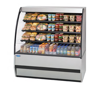 superior-equipment-supply - Federal Industries - Federal Industries Specialty Display Prepared Foods Merchandiser, 77"W x 34"D x 52”H, Choice Of Laminate, Black Trim