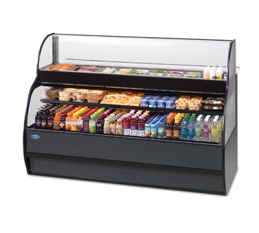 superior-equipment-supply - Federal Industries - Federal Industries Specialty Display Sandwich Or Salad Prep Merchandiser, 50"W x 34"D x 52”H, Black Interior & Exterior