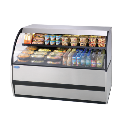 superior-equipment-supply - Federal Industries - Federal Industries Specialty Display Versatile Service Top Over Refrigerated Self-Serve Counter Case, 36"W x 34"D x 33”H, Choice Of Laminate