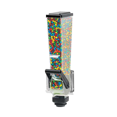 superior-equipment-supply - Server Products - Server Products, SLIMLINE™ DFD 2L Dry Food Dispenser, Single (1) Clear 2L Hopper, Includes Stainless Steel Wall-Mount Bracket