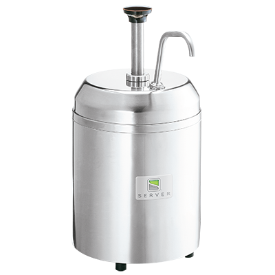 superior-equipment-supply - Server Products - Server Products, CSM Chilled Server, Cream Dispenser, Stainless Steel Pump, 3 Qt. Capacity