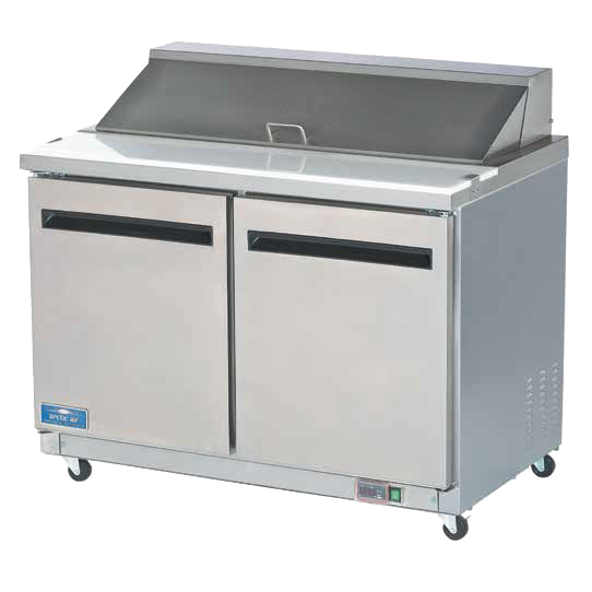 superior-equipment-supply - Arctic Air - Arctic Air Stainless Steel Two Section 61" Sandwich Prep Table