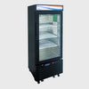 Atosa Bottom Mount One Glass Door Black Steel Refrigerator Merchandiser 63