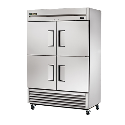 superior-equipment-supply - True Food Service Equipment - True Two-Section Four Stainless Steel Half Door Reach-In Refrigerator