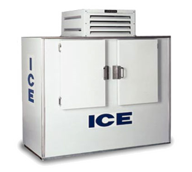 superior-equipment-supply - Fogel Inc - Fogel White Exterior Two Solid Hinged Door Bagged Ice Merchandiser 76" Wide